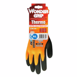 Wonder Grip WG-380 Gants d'atelier Noir, Orange Acrylique, Latex 1 pièce(s)