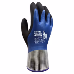Wonder Grip WG-538, Gants d'atelier, Noir, Bleu, M, Adulte, Adulte, Unisexe