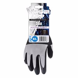 Wonder Grip WG-555 Gants d'atelier Gris Microfibre, Nitrile, Nylon 2 pièce(s)