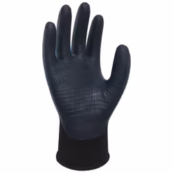 Wonder Grip WG-422 Gants d'atelier Noir, Bleu Latex, Polyester 1 pièce(s)
