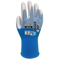 Wonder Grip WG-522W Gants d'atelier Bleu, Blanc Mousse de nitrile, Polyester 1 pièce(s)