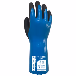 Wonder Grip WG-758L, Gants d'atelier, Noir, Bleu, L, SML, Adulte, Adulte