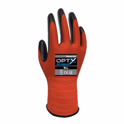 Wonder Grip OP-650R, Gants d'atelier, Rouge, L, SML, Black, Adulte