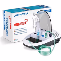 Hangsun Nébuliseur Inhalateur CN680 Portable Compresseur avec Embout et Masque pour Les Enfants et Les Adultes