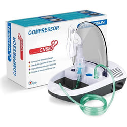 Hangsun Nébuliseur Inhalateur CN680 Portable Compresseur avec Embout et Masque pour Les Enfants et Les Adultes