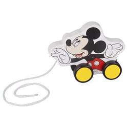 Polymark Mickey - Jouet À Tracter En Bois