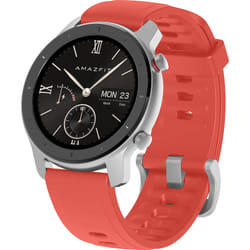 Amazfit GTR 42 42mm Tactile Noir, Argent GPS (satellite)