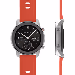 Amazfit GTR 42 42mm Tactile Noir, Argent GPS (satellite)