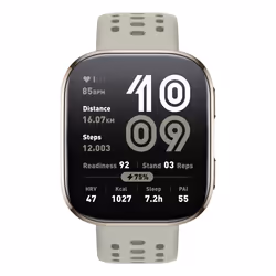Amazfit Bip 6 Stone, 5 cm (1.97"), AMOLED, Écran tactile, 512 Go, GPS (satellite), 27,9 g