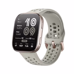 Amazfit Bip 6 Stone 5 cm (1.97") AMOLED Numérique 390 x 450 pixels Écran tactile Or GPS (satellite)