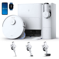 Robot Aspirateur Laveur ECOVACS DEEBOT T30S COMBO avec Station Nettoyage Humide TruEdge™ 11000 Pa