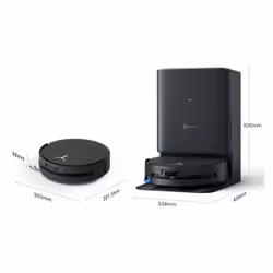 Ecovacs X9 PRO OMNI robot aspirateur 0,22 L Combiné Noir