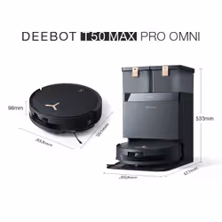 Ecovacs Deebot T50 Max Pro 0,3 L Noir - Vue supplémentaire 2