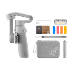 Zhiyun Tech SMOOTH Q4 COMBO Stabilisateur de caméra de smartphone Blanc, Gris