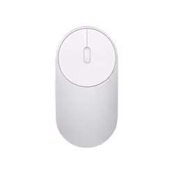 Xiaomi Mi Portable, Droitier, Optique, RF sans fil + Bluetooth, 1200 DPI, Argent