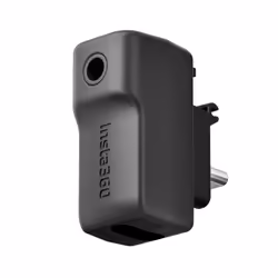 Insta360 X3 Mic Adapter, Adaptateurs de microphone de caméra, Noir