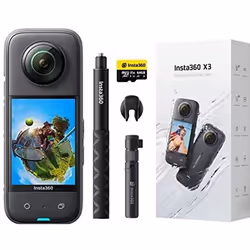 Insta360 Caméra Sportive avec Accessoires X3 Creator Noir