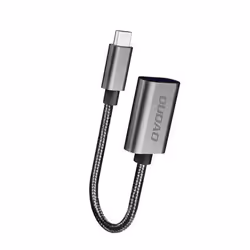 DUDAO Adapter USB L15T USB-C - Srebrny _20201102161516, 0,1 m, USB C, USB A, USB 2.0, 480 Mbit/s, Argent