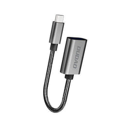 DUDAO Adapter USB L15T USB-C - Srebrny _20201102161516 câble USB 0,1 m USB 2.0 USB C USB A Argent