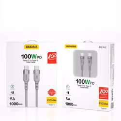 DUDAO L5CMAX câble USB 1 m USB C Gris
