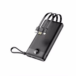 VEGER C10, 10000 mAh, Lithium Polymère (LiPo), 10 W, Noir
