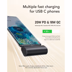 VEGER PlugON-C Lithium-Ion (Li-Ion) 5000 mAh Noir