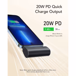 VEGER PlugON-L Lithium-Ion (Li-Ion) 5000 mAh Noir