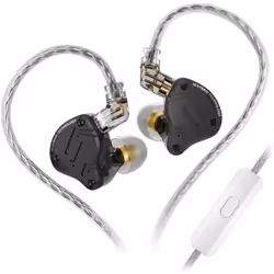 Écouteurs intra-auriculaires - KZ - ZS10 PRO X - Microphone - Filaire - Noir
