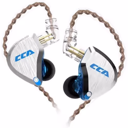 Écouteurs intra-auriculaires - KZ - CCA C12 - Hybride 5BA1DD - Câble détachable - Isolation du bruit