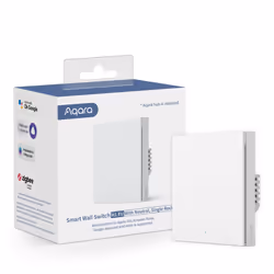 Aqara WS-EUK03, Boutons, Sans fil, Blanc, Polycarbonate (PC), Bleu, ZigBee, Veille, Statut