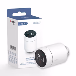 Aqara SRTS-A01, Noir, Blanc, Synthétique ABS, Plastique, Polycarbonate, Rotatif, 0 - 40 °C, M30 x 1.5mm, 2405 - 2480 MHz