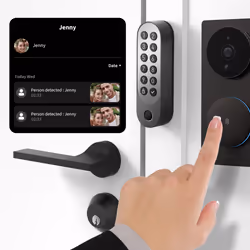 Aqara EL-D02D-B cadenas intelligent Verrou de porte intelligent - Vue supplémentaire 5