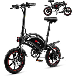 Vélo Électrique Pliant - DYU - 14 Pouces - Batterie 36V10Ah - Autonomie 35 km - Mixte