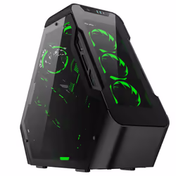 Jonsbo TR03-G BLACK, Cube, PC, Noir, ATX, ITX, micro ATX, Acier, 17,5 cm