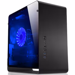 Jonsbo UMX3, PC, Noir, ITX, Aluminium, 16,3 cm, 32 cm