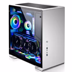 Jonsbo U5S, PC, Argent, ATX, ITX, micro ATX, Aluminium, Acier, Verre trempé, Jouer, 16 cm