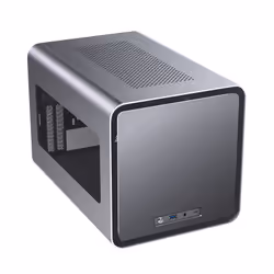 Jonsbo V8, PC, Gris, DTX, ITX, Aluminium, Acier, 19,5 cm, 33 cm