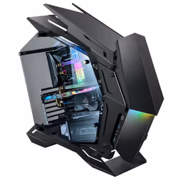 Jonsbo MOD3, Full Tower, PC, Noir, ATX, EATX, ITX, micro ATX, Aluminium, Verre trempé, Jouer