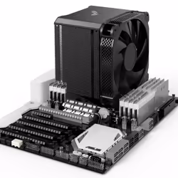 Jonsbo HX6250 Processeur Dissipateur thermique/Radiateur 14 cm Noir 1 pièce(s) - Vue supplémentaire 4