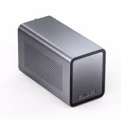 Jonsbo N1, Mini Tower, PC, Gris, ITX, Aluminium, Acier, maison/bureau
