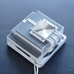 Jonsbo HX6200D Processeur Refroidisseur d'air 12 cm Blanc 1 pièce(s) - Vue supplémentaire 4