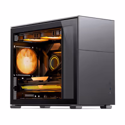 Jonsbo D31 STD, Midi Tower, PC, Noir, DTX, ITX, micro ATX, Acier, Jouer