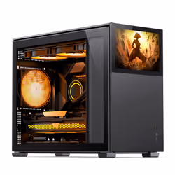 Jonsbo D31 STD, Midi Tower, PC, Noir, DTX, ITX, micro ATX, Acier, Jouer