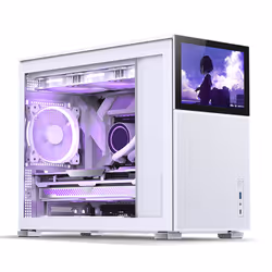Jonsbo D31 MESH, Midi Tower, PC, Blanc, DTX, ITX, micro ATX, Acier, Jouer
