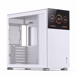 Jonsbo D41 STD, Midi Tower, PC, Blanc, ATX, micro ATX, Mini-ATX, Acier, Jouer