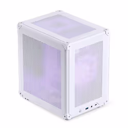 Jonsbo C6, Mini Tower, PC, Blanc, ITX, micro ATX, Acier, Jouer