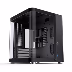 Jonsbo TK-1 2.0, Mini Tower, PC, Noir, ITX, micro ATX, Acier, Verre trempé, Jouer