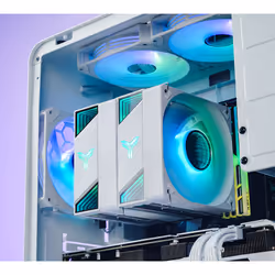 Jonsbo CR-3000 ARGB White Processeur Ventilateur 12 cm Blanc 1 pièce(s)