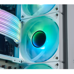 Jonsbo SL-120B système de refroidissement d'ordinateur Boitier PC Ventilateur 12 cm Noir, Blanc 1 pièce(s) - Vue supplémentaire 5