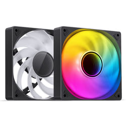 Jonsbo SL-120BR système de refroidissement d’ordinateur Boitier PC Ventilateur 12 cm Noir, Blanc 1 pièce(s)